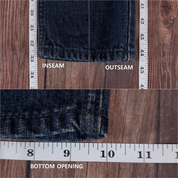 *READ* Levis Silvertab Mens Size 36X33 Bootcut Blue Denim Jeans Cotton - Picture 12 of 12